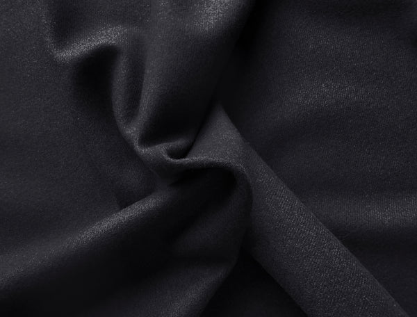 Charcoal Grey - Italian Twill  Merino Wool - 148 cm Wide.