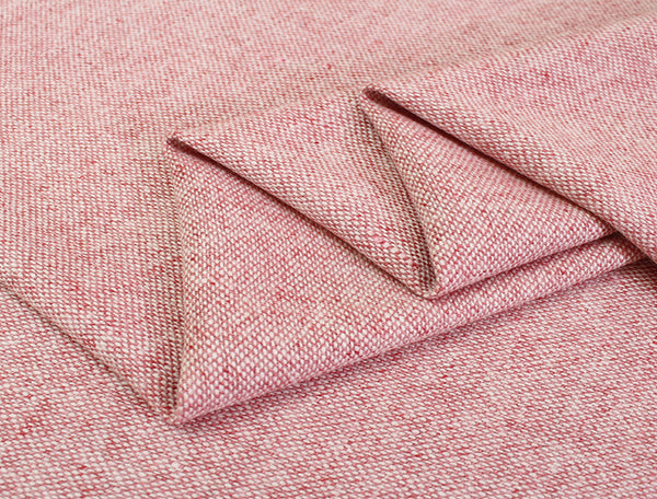 Shades of Pink/White - Wool/ French Tweed - 148 cm Wide.