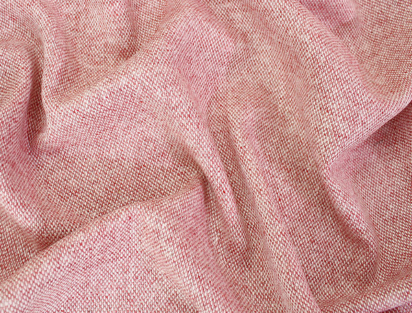 Shades of Pink/White - Wool/ French Tweed - 148 cm Wide.
