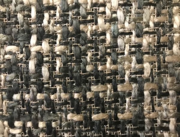 Shades of Moss Green/Tan w/Speckles of Silver - French Tweed - 150 Wide.