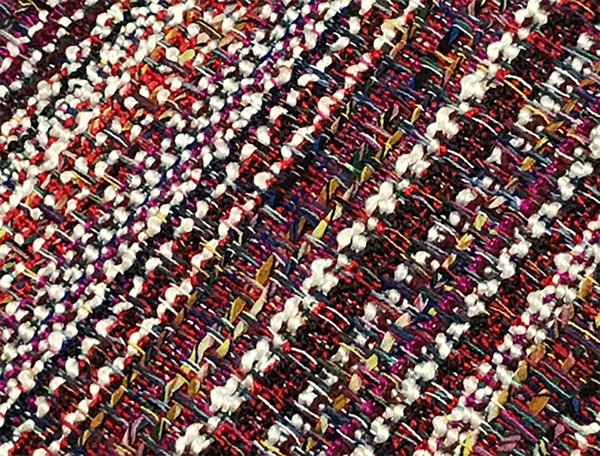 Multi Color Lined - French Tweed - 150 cm Wide.