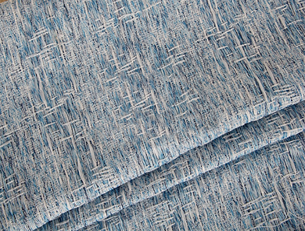 Blue and White - French Tweed -150 cm Wide.
