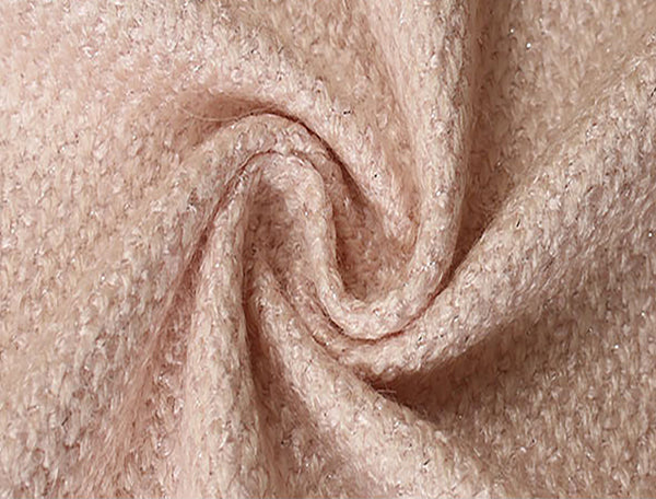 Shades of Pink/White w/Speckles of Gold - Lined  French Tweed - 142 cm Wide.