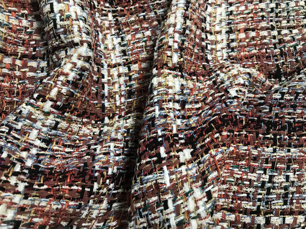 Multi Color With Ribbons - French Tweed - 145 cm Wide - WIKILACES