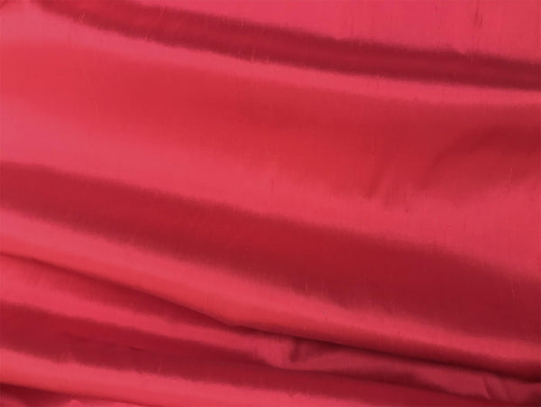 Pomegranate Red - Italian Silk Shantung - 20 MM - 140 cm Wide - WIKILACES