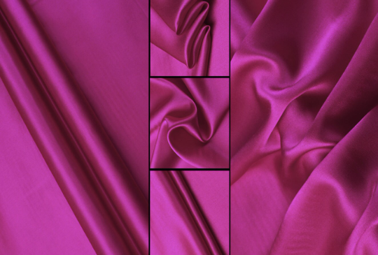 Raspberry Pink - Italian Stretch Mulberry Silk Satin - 108 cm Wide.