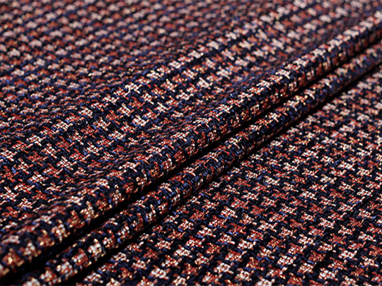 Multi Color w/Gold Accent - French Tweed - 150 cm Wide, Two Colors Available.