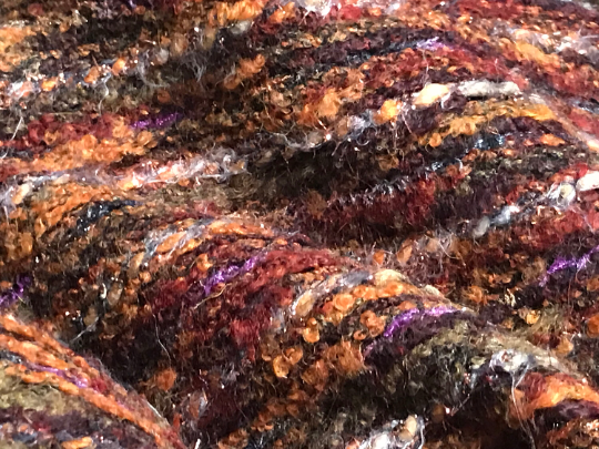 Multi Color With Gold Threads Accents - Italian Woolen - 140 cm Wide.