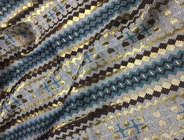 Geometric  Pattern Print - French  Jacquard Fabric - 145 cm Wide