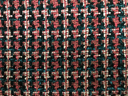 Multi Color w/Gold Accent - French Tweed - 150 cm Wide, Two Colors Available.
