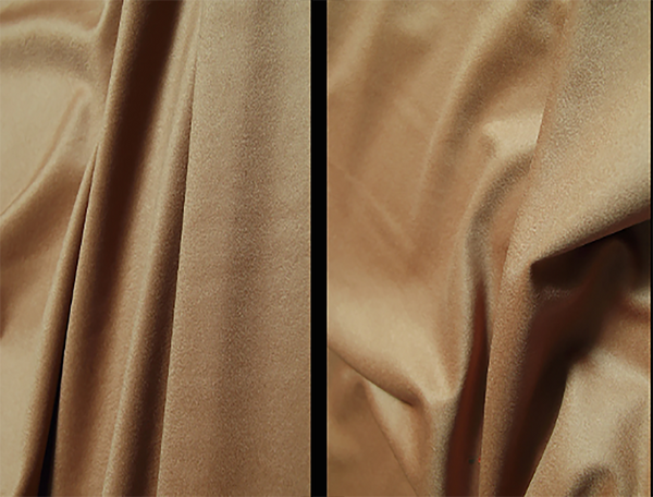 Caramel Color - Italian Short Staple Hair Wool Cashmere - 150 cm Wide.