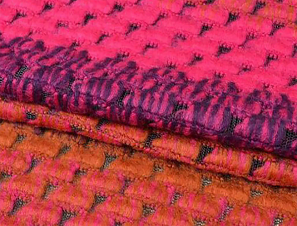 Multi Color  Hombre Knitted  - Italian Woolen - 150  cm Wide - Available in 2 Colors.
