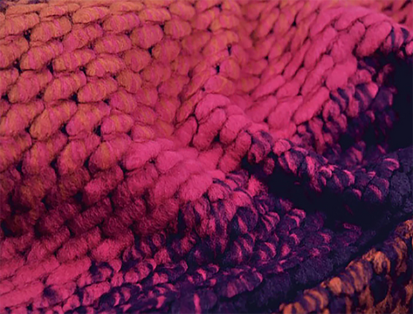 Multi Color  Hombre Knitted  - Italian Woolen - 150  cm Wide - Available in 2 Colors.