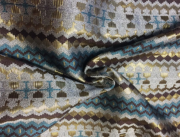 Geometric  Pattern Print - French  Jacquard Fabric - 145 cm Wide