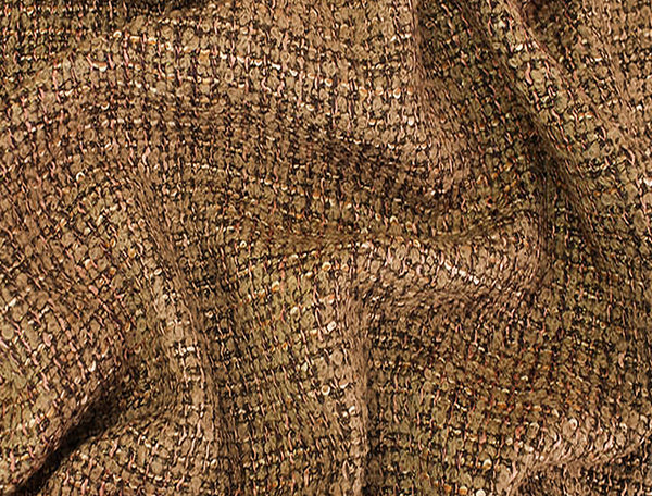 Shades of Gold/Brown -  French Tweed - 150 cm Wide.