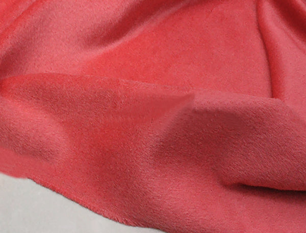 Tangerine Powder Long Hair - Italian Alpaca Fur - 154 cm Wide.